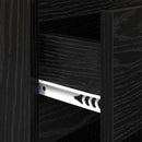 vidaXL Éjjeliszekrény 2 pcs Fekete tölgy 40 x 35 x 50 cm Faanyag