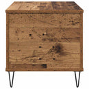 vidaXL Dohányzóasztal Öreg fa 60 x 44,5 x 45 cm Faanyag
