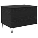 vidaXL Dohányzóasztal Fekete tölgy 60 x 44,5 x 45 cm Faanyag