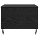 vidaXL Dohányzóasztal Fekete tölgy 60 x 44,5 x 45 cm Faanyag