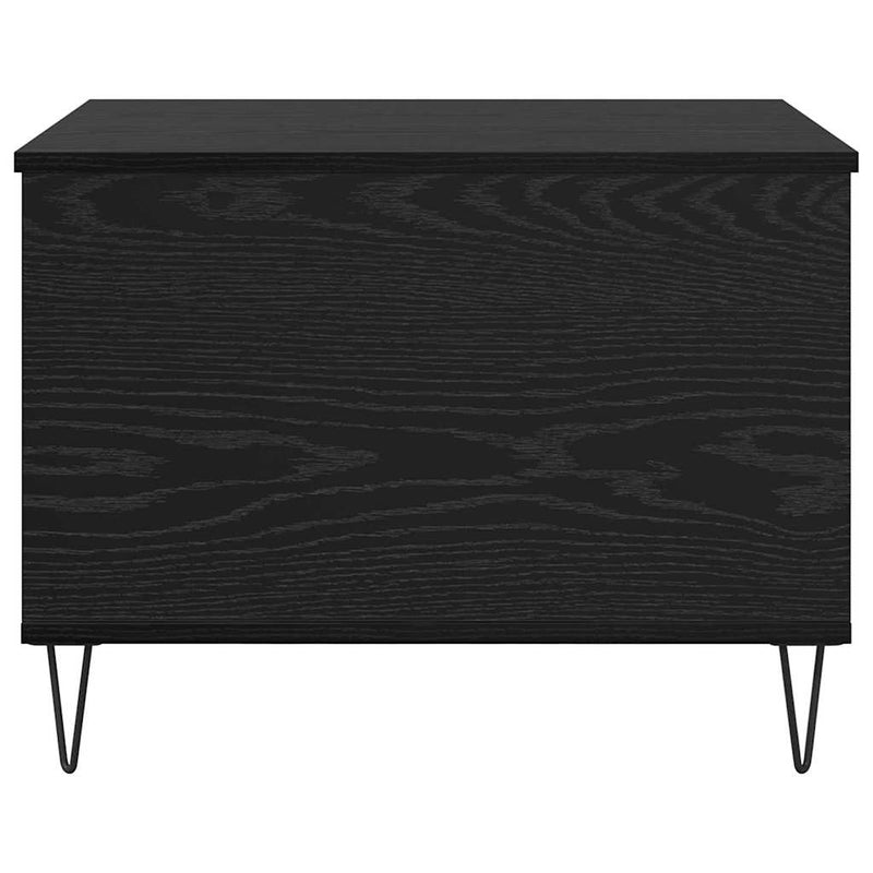 vidaXL Dohányzóasztal Fekete tölgy 60 x 44,5 x 45 cm Faanyag