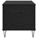 vidaXL Dohányzóasztal Fekete tölgy 60 x 44,5 x 45 cm Faanyag