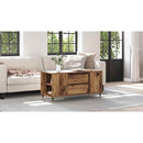 vidaXL Dohányzóasztal fiókkal Öreg fa 102 x 44,5 x 50 cm Faanyag