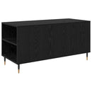 vidaXL Dohányzóasztal Fekete tölgy 102 x 44,5 x 50 cm Szerelt Fa