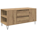 vidaXL Dohányzóasztal fiókkal Artisan tölgy 102 x 44,5 x 50 cm Faanyag