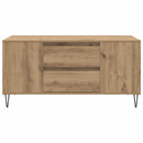vidaXL Dohányzóasztal fiókkal Artisan tölgy 102 x 44,5 x 50 cm Faanyag