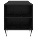 vidaXL Dohányzóasztal fiókkal Fekete tölgy 102 x 44,5 x 50 cm Faanyag