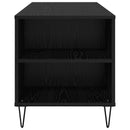 vidaXL Dohányzóasztal fiókkal Fekete tölgy 102 x 44,5 x 50 cm Faanyag