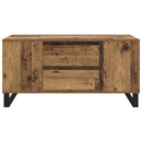 vidaXL Dohányzóasztal Öreg fa 102 x 44,5 x 50 cm Faanyag