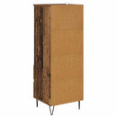 vidaXL Magasfiú fiókkal Öreg fa 40 x 36 x 110 cm Faanyag