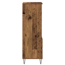 vidaXL Magasfiú fiókkal Öreg fa 40 x 36 x 110 cm Faanyag
