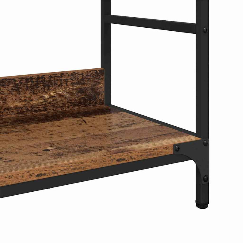 vidaXL Könyvespolc Régi fa 78.5 x 33 x 82 cm Faanyag