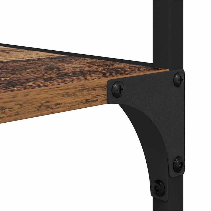 vidaXL Könyvespolc Öreg fa 50 x 33 x 188,5 cm Faanyag