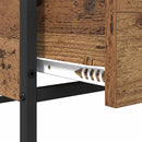 vidaXL Dohányzóasztal fiókkal Öreg fa 100 x 51 x 45 cm Faanyag