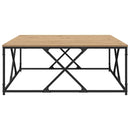 vidaXL Dohányzóasztal Artisan tölgy 100 x 100 x 40 cm Faanyag