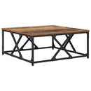 vidaXL Dohányzóasztal Öreg fa 70 x 70 x 30 cm Faanyag