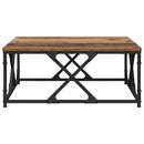 vidaXL Dohányzóasztal Öreg fa 70 x 70 x 30 cm Faanyag