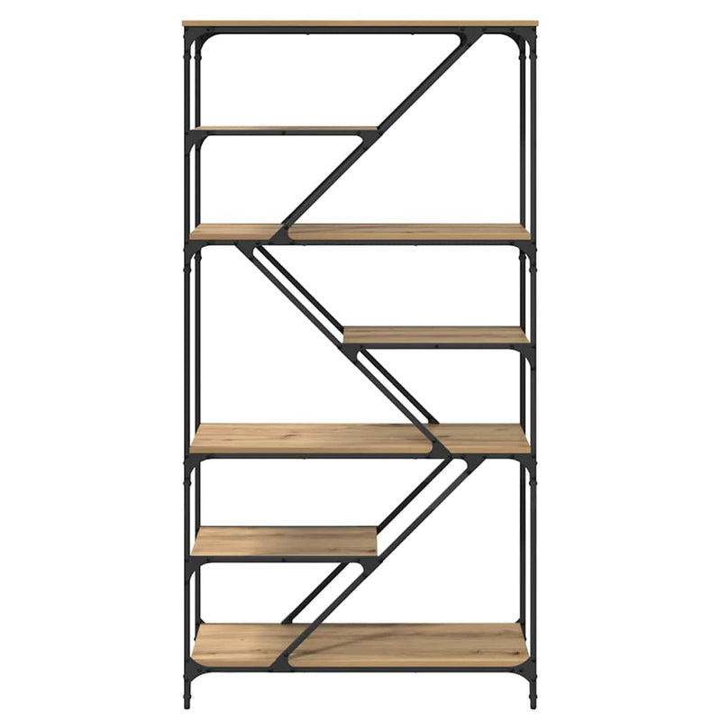 vidaXL Könyvespolc Artisan tölgy 91 x 36 x 176 cm Faanyag