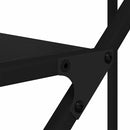 vidaXL Könyvespolc Fekete tölgy 91 x 36 x 176 cm Faanyag