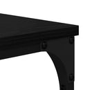 vidaXL Könyvespolc Fekete tölgy 91 x 36 x 176 cm Faanyag