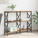 vidaXL Konzolasztal Öreg fa 100 x 28 x 80,5 cm Faanyag