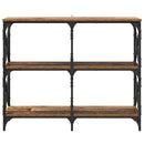 vidaXL Konzolasztal Öreg fa 100 x 28 x 80,5 cm Faanyag