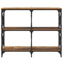 vidaXL Konzolasztal Öreg fa 100 x 28 x 80,5 cm Faanyag