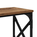 vidaXL Konzolasztal Öreg fa 156 x 28 x 80,5 cm Faanyag