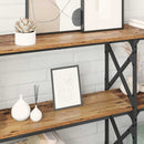 vidaXL Konzolasztal Öreg fa 156 x 28 x 80,5 cm Faanyag