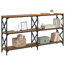 vidaXL Konzolasztal Öreg fa 156 x 28 x 80,5 cm Faanyag