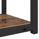 vidaXL Falpolc polcokkal tárolóval Öreg fa 60 x 21 x 78,5 cm Faanyag