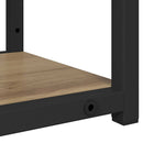 vidaXL Falpolc polcokkal Artisan tölgy 80 x 21 x 78,5 cm Faanyag