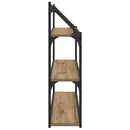 vidaXL Falpolc polcokkal Artisan tölgy 80 x 21 x 78,5 cm Faanyag