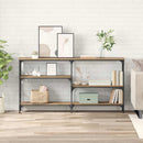 vidaXL Konzolasztal polcokkal Artisan tölgy 150 x 29 x 76,5 cm Faanyag