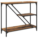 vidaXL Konzolasztal Öreg fa 88,5 x 30 x 75 cm Faanyag