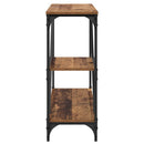 vidaXL Konzolasztal Öreg fa 88,5 x 30 x 75 cm Faanyag