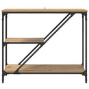 vidaXL Konzolasztal Artisan tölgy 88,5 x 30 x 75 cm Faanyag