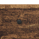 vidaXL Konzolasztal fiókkal Öreg fa 100 x 39 x 78,5 cm Faanyag
