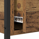vidaXL Konzolasztal fiókkal Öreg fa 100 x 39 x 78,5 cm Faanyag