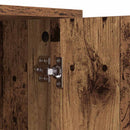 vidaXL Széf Öreg fa 70 x 30 x 80 cm Faanyag
