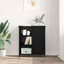 vidaXL Széf Fekete tölgy 70 x 30 x 80 cm Faanyag