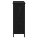 vidaXL Széf Fekete tölgy 70 x 30 x 80 cm Faanyag