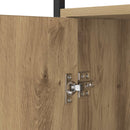 vidaXL Széf Artisan tölgy 100 x 35 x 80 cm Faanyag