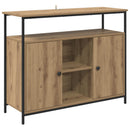 vidaXL Széf Artisan tölgy 100 x 35 x 80 cm Faanyag