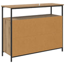 vidaXL Széf Artisan tölgy 100 x 35 x 80 cm Faanyag