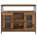 vidaXL Széf Öreg fa 100 x 35 x 80 cm Faanyag