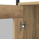 vidaXL Széf Artisan tölgy 100 x 35 x 80 cm Faanyag