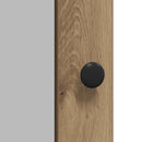 vidaXL Széf Artisan tölgy 100 x 35 x 80 cm Faanyag