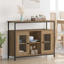 vidaXL Széf Artisan tölgy 100 x 35 x 80 cm Faanyag