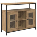 vidaXL Széf Artisan tölgy 100 x 35 x 80 cm Faanyag